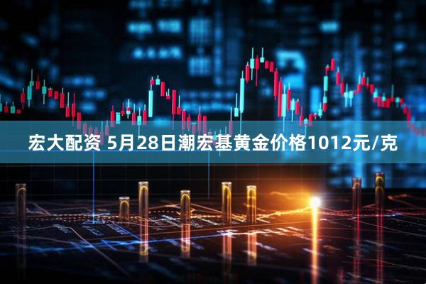 宏大配资 5月28日潮宏基黄金价格1012元/克